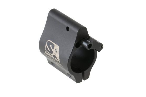 The Superlative Arms AR15 gas block with Melonite finish is extremely durable